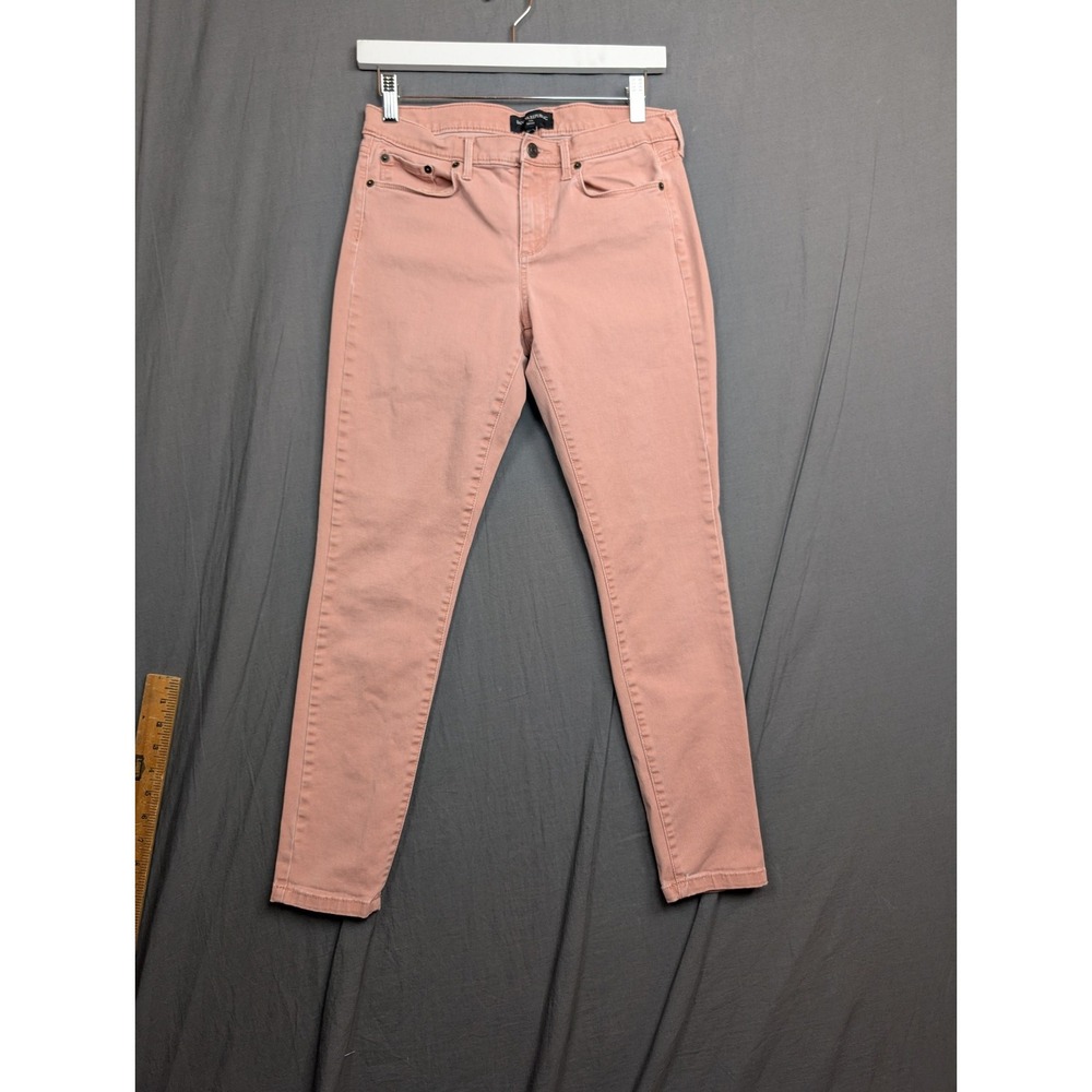 Banana Republic Skinny Jean Women 26/2 Pink English Rose Mid Rise Pockets Casual